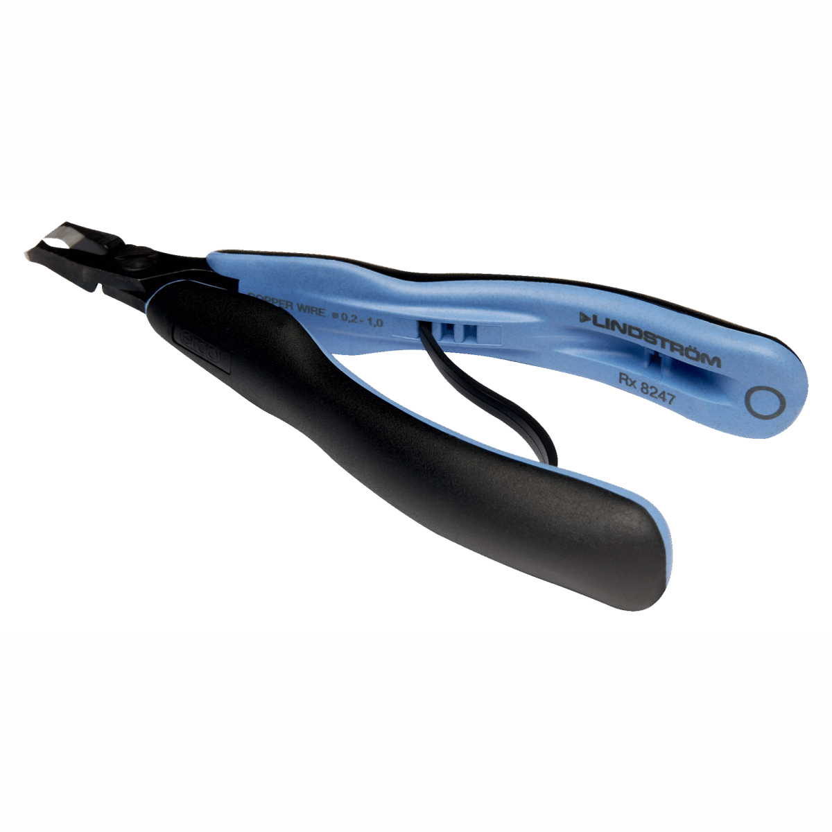 Lindström ERGO™ 長精密 45° 錐頭斜銑刀 0.2 mm-1 mm RX8247 - 商品圖 2